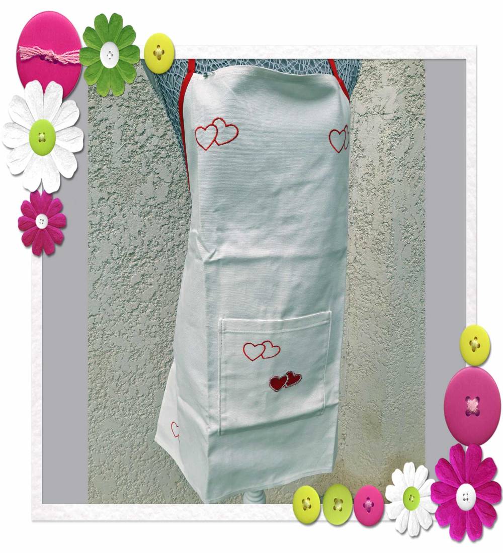 Tablier pour la st valentin